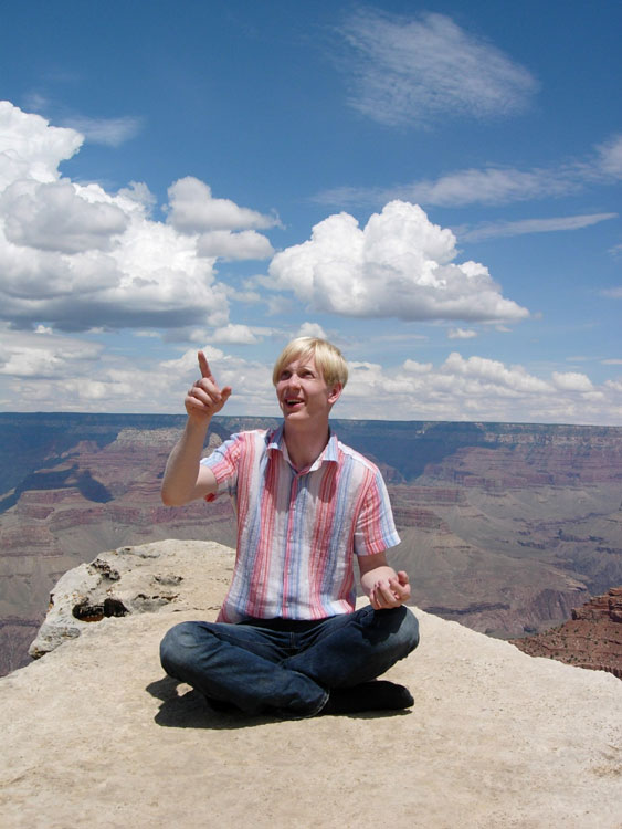 Espen Folmo in Grand Canyon